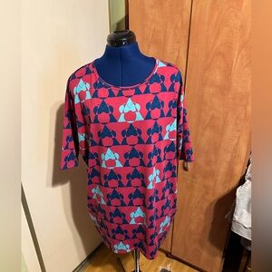 New LulaRoe x Disney Minnie Mouse Irma Tunic